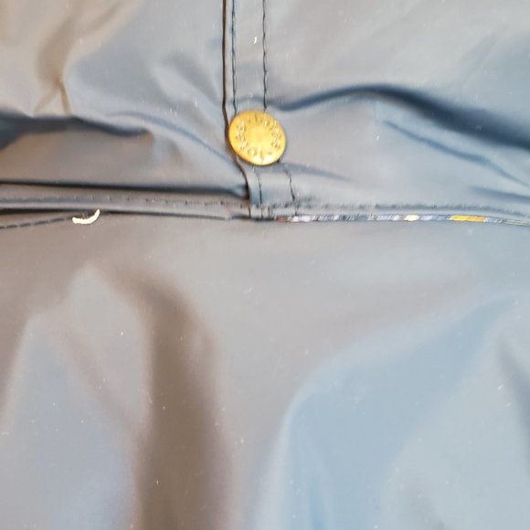 Tote Blue Knee Length Raincoat Medium - Picture 7 of 8